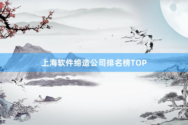 上海软件缔造公司排名榜TOP